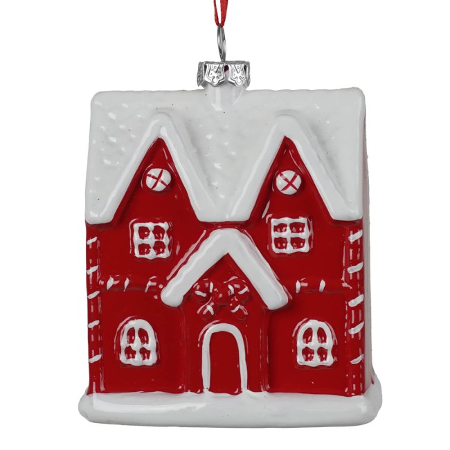 Casetta Natalizia da Appendere H.9,3 cm