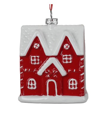 Casetta Natalizia da Appendere H.9,3 cm