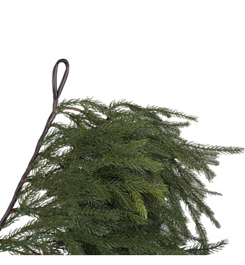 Swag Natalizio Verde in PE 180x40 cm