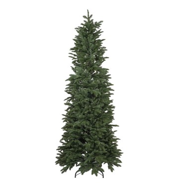 Albero di Natale Slim Verde in PE Apertura ad ombrello 180/240 cm - Aspen