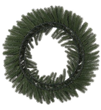 Ghirlanda Natalizia Verde D.80 cm in PE