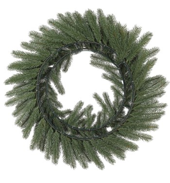 Ghirlanda Natalizia Verde D.100 cm in PE