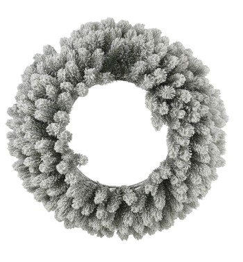 Ghirlanda Natalizia Innevata D.80 cm in PE
