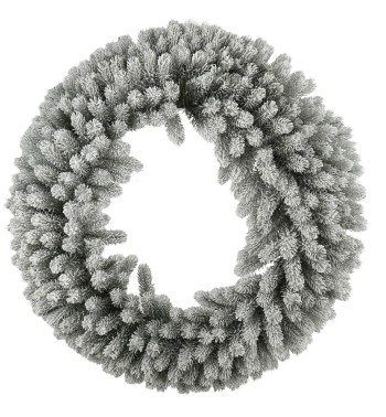 Ghirlanda Natalizia Innevata D.100 cm in PE