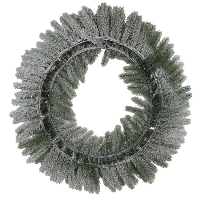 Ghirlanda Natalizia Innevata D.100 cm in PE