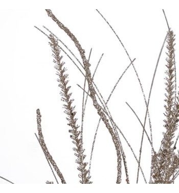 Rametto Natalizio Glitterato Champagne da 85 cm