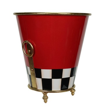 Vaso Natalizio in Metallo 2 Misure