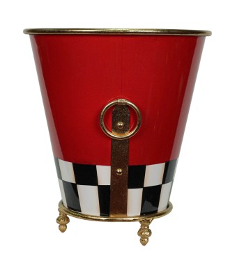 Vaso Natalizio in Metallo 2 Misure