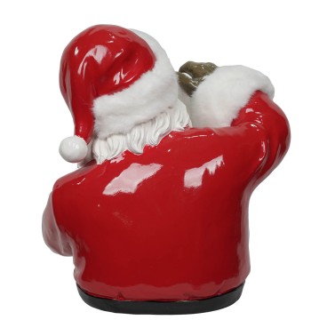 Busto di Babbo Natale in Resina H.33 cm
