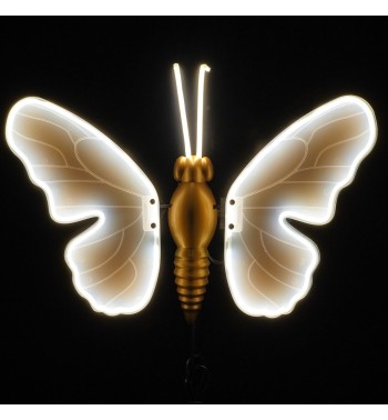 Farfalla Natalizia Luminosa con Movimento 2 Misure