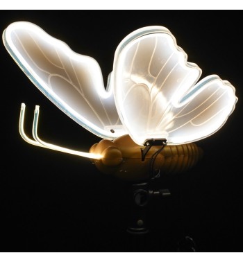 Farfalla Natalizia Luminosa con Movimento 2 Misure