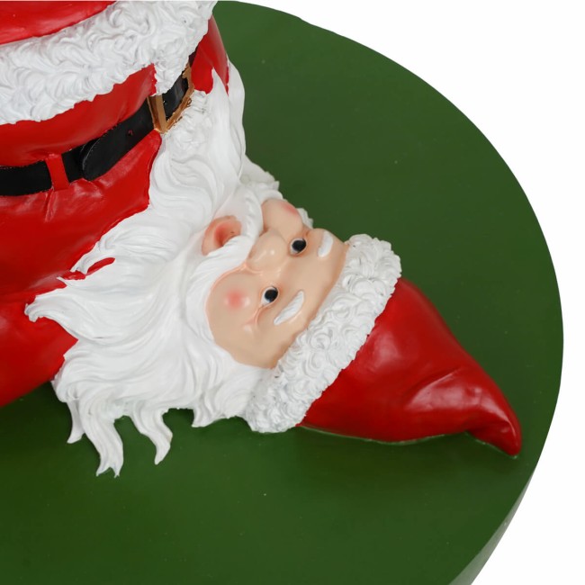 Base per Albero di Natale con Babbo Natale in Resina H.65 cm
