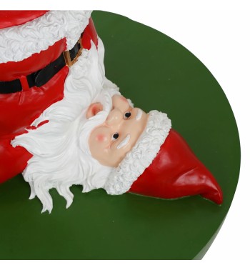 Base per Albero di Natale con Babbo Natale in Resina H.65 cm