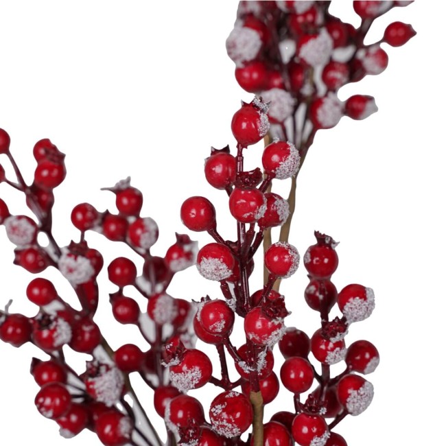 Tralcio Natalizio con Bacche e Gancio L.180 cm