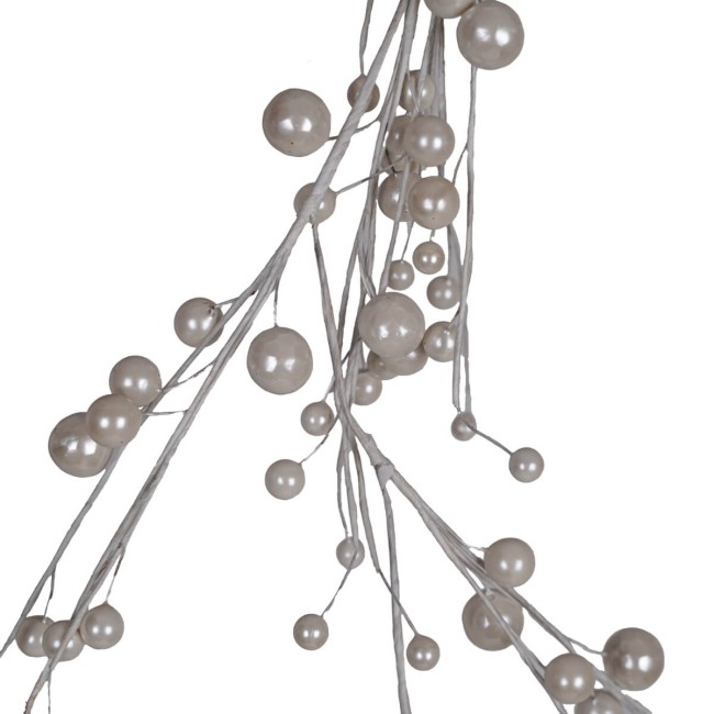 Ghirlanda Natalizia di Bacche Bianche 115 cm