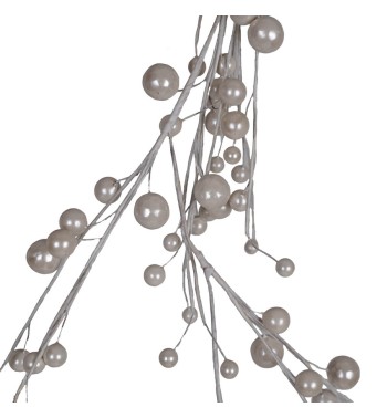 Ghirlanda Natalizia di Bacche Bianche 115 cm
