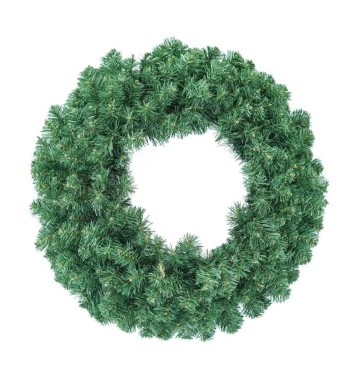 Ghirlanda Natalizia Verde in Pvc D.61 cm