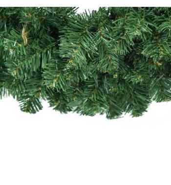 Ghirlanda Natalizia Verde in Pvc D.61 cm
