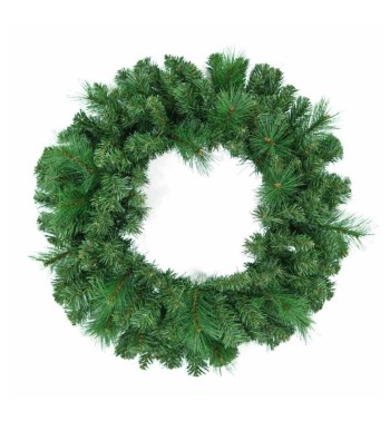 Ghirlanda Natalizia Verde in Pvc D.61 cm