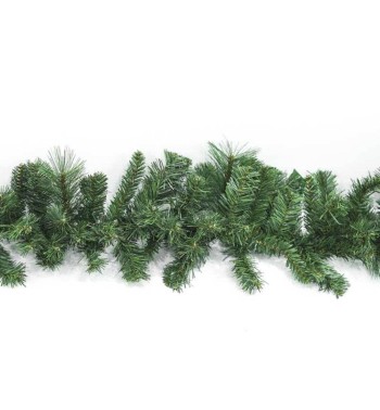 Tralcio Natalizio Verde in Pvc 274x28 cm