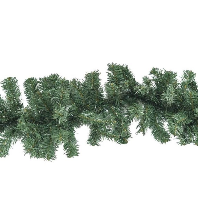 Tralcio Natalizio Verde in Pvc 274x30 cm