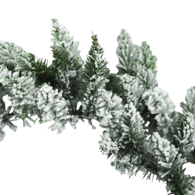 Ghirlanda Natalizia Innevata D.80 cm in PVC