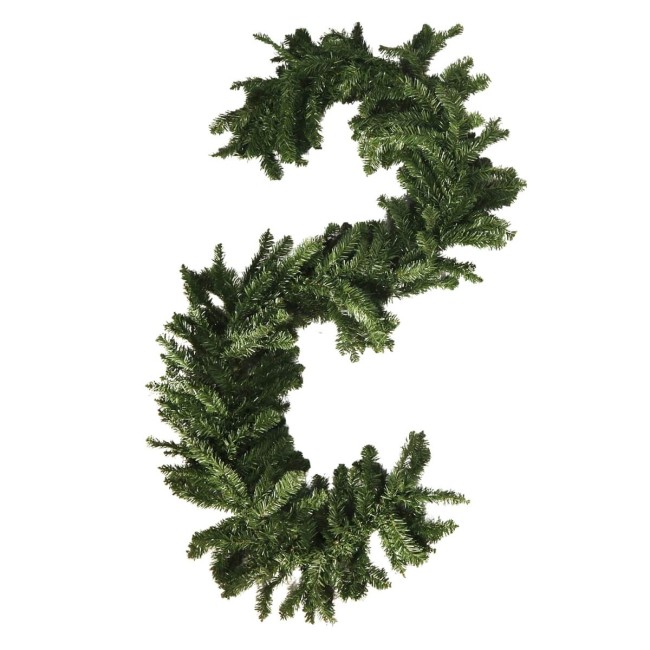 Tralcio Natalizio Verde in Pvc 270x45 cm