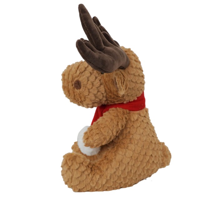 Peluche Renna Natalizia Beige 2 Misure