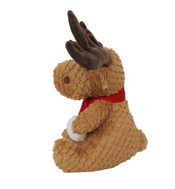 Peluche Renna Natalizia Beige 2 Misure