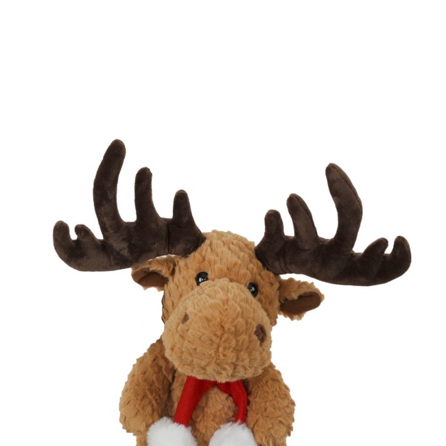 Peluche Renna Natalizia Beige 2 Misure