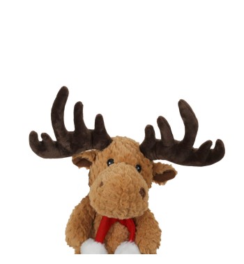 Peluche Renna Natalizia Beige 2 Misure