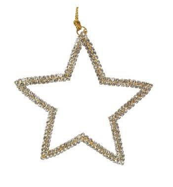 Stella Natalizia da Appendere con Strass