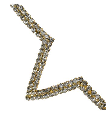 Stella Natalizia da Appendere con Strass