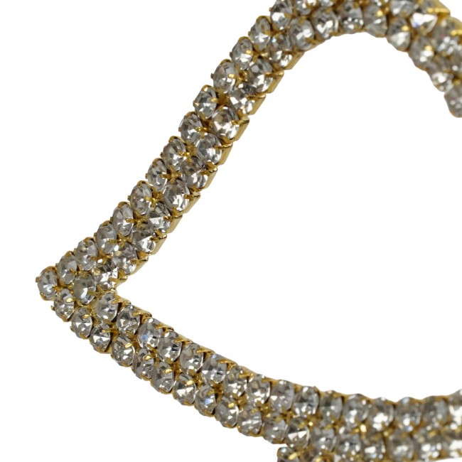 Fungo Natalizio da Appendere con Strass 2 Misure