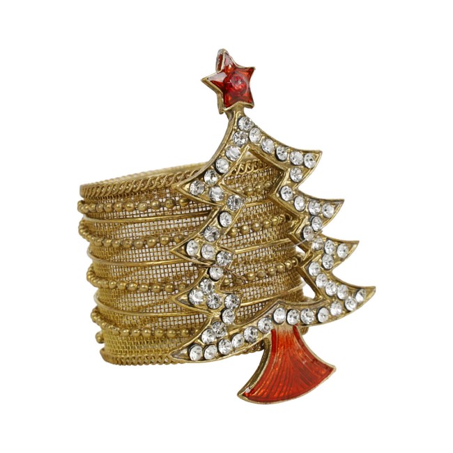 Ferma Tovaglioli Natalizi con Alberello 2 Modelli