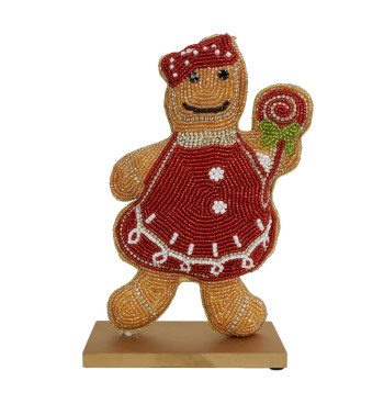 Omino di Marzapane Natalizio con Strass 2 Modelli