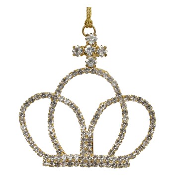 Corona Natalizia con Strass 8 cm