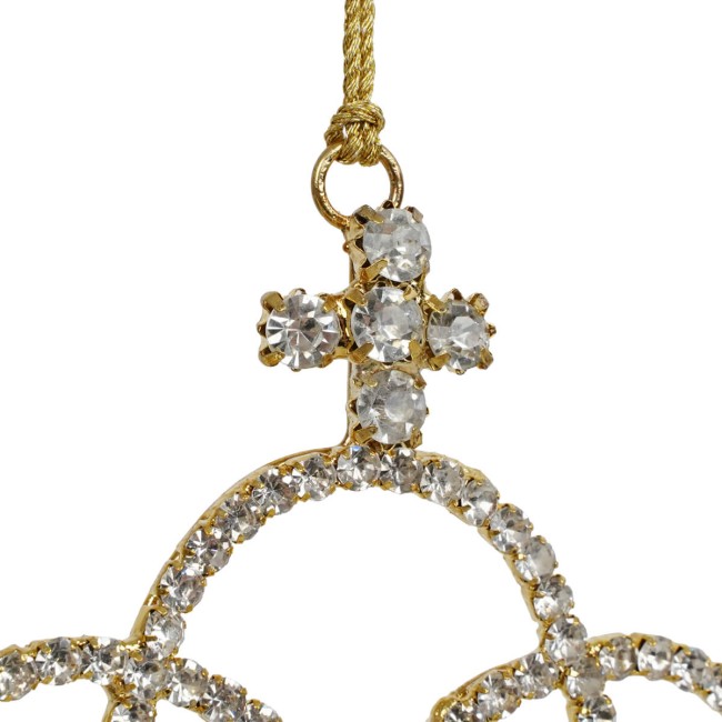 Corona Natalizia con Strass 8 cm