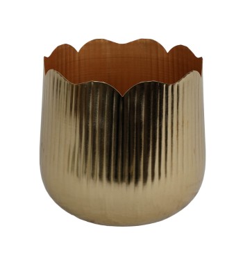 Vaso in Metallo Oro 2 Misure