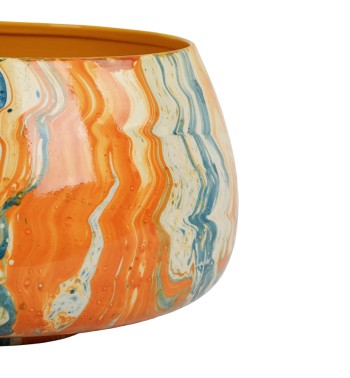 Vaso in Metallo Effetto Marmo 2 Misure