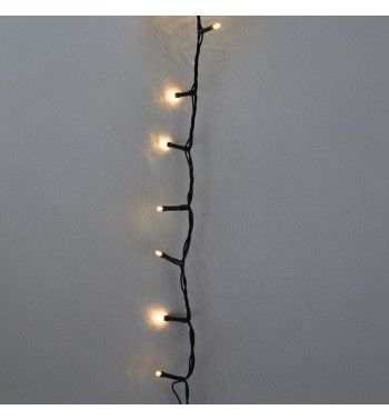 Catena Luminosa 24 m 480 LED Bianco Naturale Funzione Memory Cavo verde