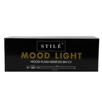 Catena Luminosa 10 m 150 LED Flash Bianco Naturale Cavo Verde