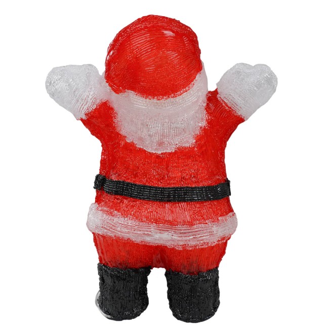 Babbo Natale Luminoso con Led in Acrilico 2 Modelli