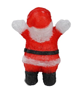 Babbo Natale Luminoso con Led in Acrilico 2 Modelli