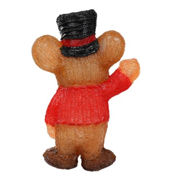 Topino Luminoso in Acrilico con 30 Led H.40 cm