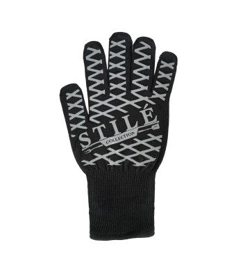 Guantone da Cucina e BBQ in Cotone e Silicone Antiscivolo