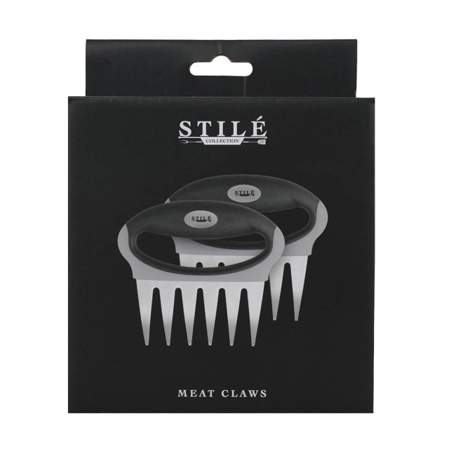 Set 2 Accessori per Sfilacciare la Carne in Acciaio Inox