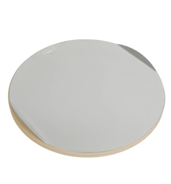 Pietra Refrattaria Tonda con Piatto in Alluminio