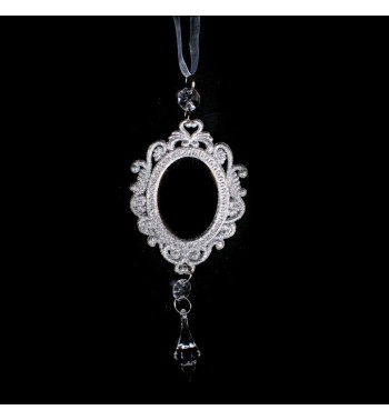 Specchio Ovale da Appendere H.20 cm