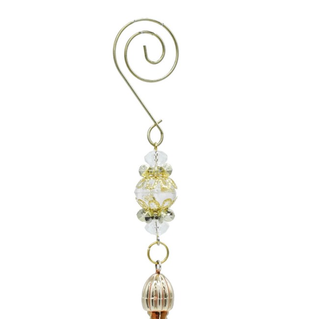 Stella Natalizia 3D con Pendente da Appendere Oro